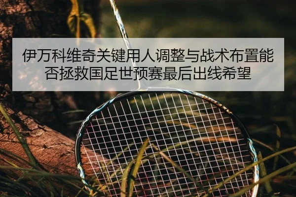 伊万科维奇关键用人调整与战术布置能否拯救国足世预赛最后出线希望